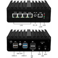 Міні-ПК Tuofudun N150 маршрутизатор з брандмауером, 4 LAN-портами i226-V 2.5G NVMe (my-20106)