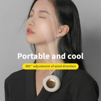 Миниатюрный вентилятор Feitenn MF019 без лопастей, белый (my-20132)