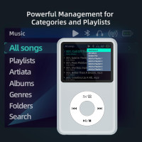 MP3-плеєр Innioasis Y1 з Bluetooth 128G, сріблястий (my-20176) MP3-плеєр Innioasis Y1 з Bluetooth 128G, сріблястий (my-20176)