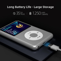 MP3-плеєр Innioasis Y1 з Bluetooth 128G, сріблястий (my-20176)