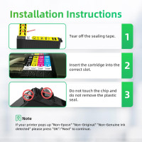 Набор картриджей Q-image 604-8P, совместимый с картриджами Epson 604 XL (my-20055)