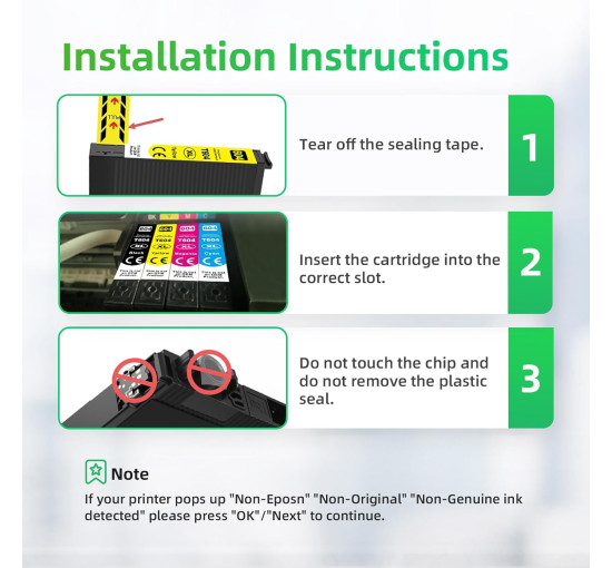 Набор картриджей Q-image 604-8P, совместимый с картриджами Epson 604 XL (my-20055)