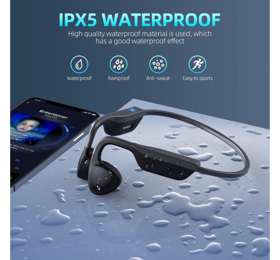 Навушники з кістковою провідністю CHENSIVE X19Pro, Bluetooth 5.3, чорний (my-20157)