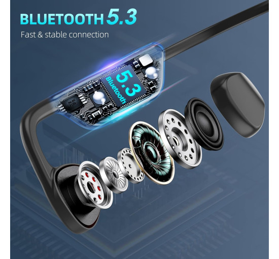 Навушники з кістковою провідністю CHENSIVE X19Pro, Bluetooth 5.3, чорний (my-20157)