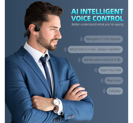 Навушники з кістковою провідністю CHENSIVE X19Pro, Bluetooth 5.3, чорний (my-20157)