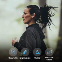 Навушники з кістковою провідністю Hanmer, чорний (my-20187) Навушники з кістковою провідністю Hanmer, чорний (my-20187)