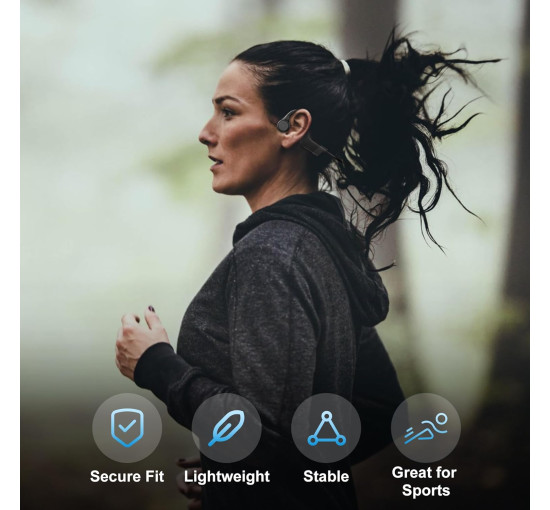 Наушники с костной проводимостью Hanmer, черный (my-20187)