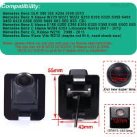 Объектив камеры заднего вида Berlingan 20 мм HD для Mercedes Benz (my-20193)