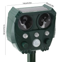 Огородный отпугиватель животных SMART SENSOR SJZ-688 на солнечной батареи (my-20186)