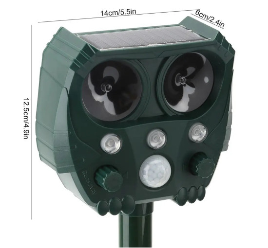 Огородный отпугиватель животных SMART SENSOR SJZ-688 на солнечной батареи (my-20186)