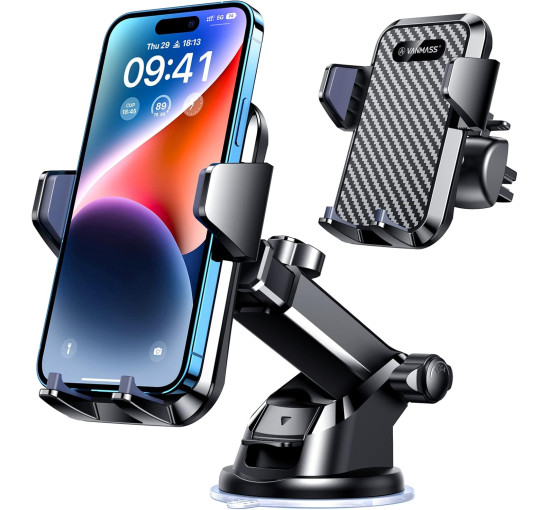 Подставка для мобильного телефона VANMASS CTVK13 на приборную панель, черный (my-20075)