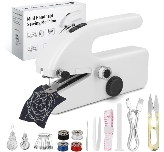 Портативная электрическая мини-швейная машинка Ykall FRJ-S1, белый (my-20073)