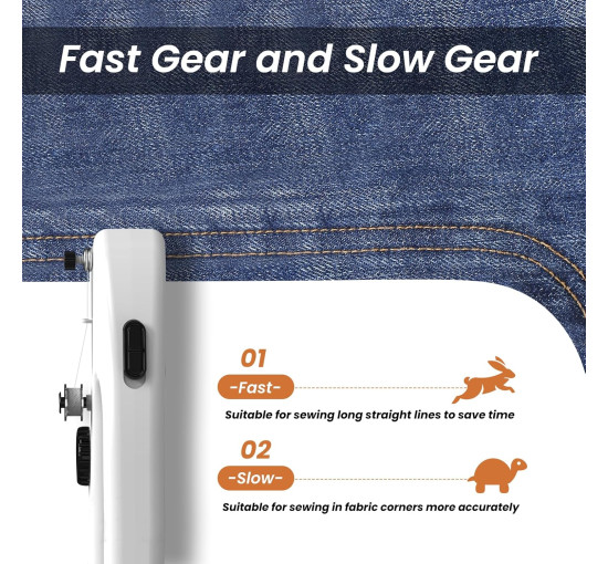 Портативная электрическая мини-швейная машинка Ykall FRJ-S1, белый (my-20073)