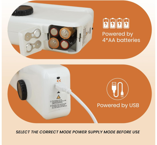 Портативная электрическая мини-швейная машинка Ykall FRJ-S1, белый (my-20073)