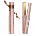 Портативный беспроводной титановый выпрямитель для волос URJD YL-011, работает до 50 минут, USB-C, розовое золото (my-20032)