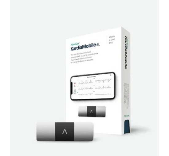 Портативный электрокардиограф AliveCor KardiaMobile 6L AC-019-NUA-A (my-20035)