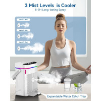 Портативний охолоджувач повітря AJVV TT-13 об'ємом 1250 мл, USB 4 в 1, білий (my-20026) Портативний охолоджувач повітря AJVV TT-13 об'ємом 1250 мл, USB 4 в 1, білий (my-20026)