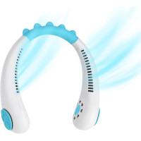 Портативний шийний вентилятор TOAOB, білий (my-20090)