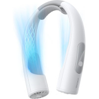 Портативный шейный вентилятор Warmco N1, 10000 мА·ч, 4-скоростной, белый (my-20033)