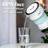 Портативный складной электрический чайник RHD объёмом 0,7 л, 600 Вт, синий (my-20037)