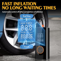 Портативний повітряний компресор Higoom CLB-6010, чорний (my-20024)