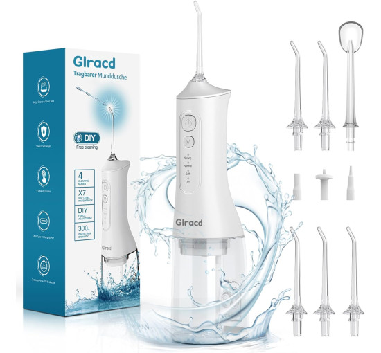 Професійний електричний іригатор Glracd L6, білий (my-20088)