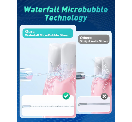 Професійний електричний іригатор Glracd L6, білий (my-20088)