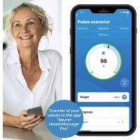 Пульсоксиметр Beurer PO60 с Bluetooth, белый (my-20126)