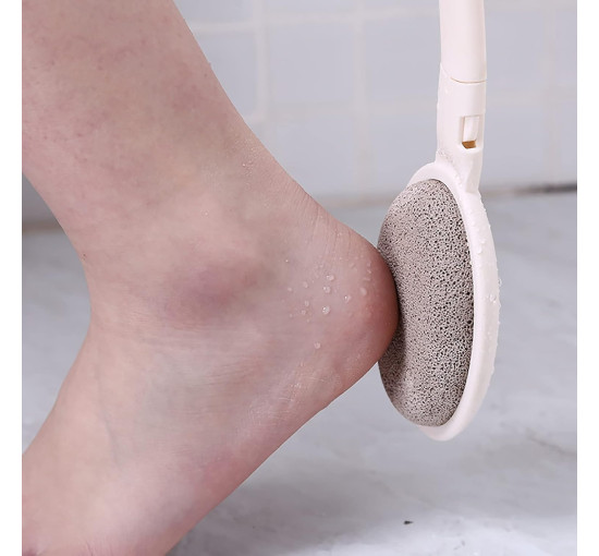 Щетка для душа и ванны MEGHNA MG-Brush-EU для спины, разборная, 3 в 1, кремовый (my-20023)