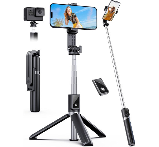 Штатив-палиця для селфі ANXRE ANXST01 з пультом управління, чорний (my-20172)