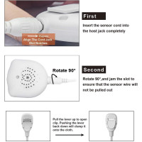 Сигнализатор ночного недержания мочи TEQIN, с зарядкой от USB, белый (my-20009)