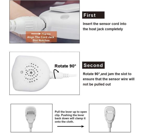 Сигнализатор ночного недержания мочи TEQIN, с зарядкой от USB, белый (my-20009)