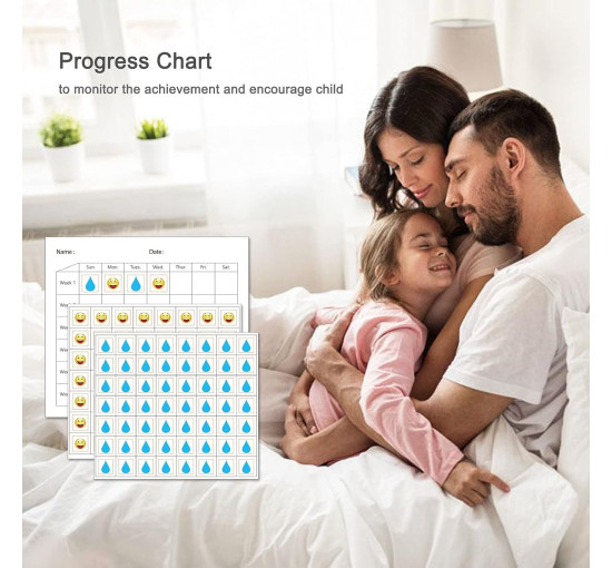 Сигнализатор ночного недержания мочи TEQIN, с зарядкой от USB, белый (my-20009)