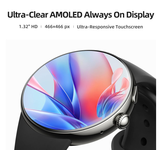 Смарт-годинник Parsonver LW51, чорний (my-20155)