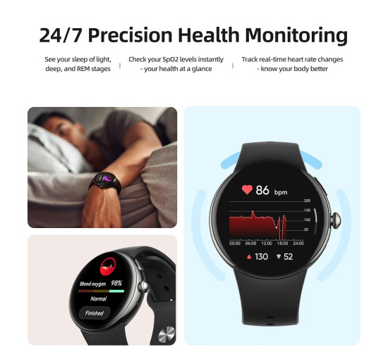 Смарт-годинник Parsonver LW51, чорний (my-20155)