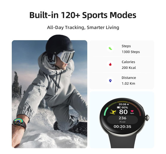 Смарт-годинник Parsonver LW51, чорний (my-20155)