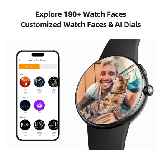 Смарт-годинник Parsonver LW51, чорний (my-20155)