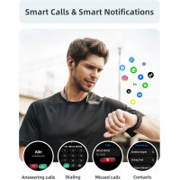 Смарт-годинник Parsonver SR3-Noir HD-екран 44 мм, чорний (my-20168)