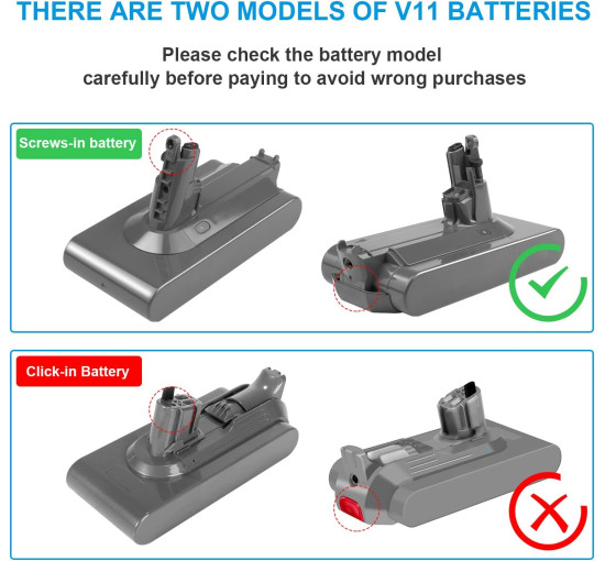 Змінний літій-іонний акумулятор Labtec V11 для Dyson V11 25,2 В 3900 мА·год (my-20113)