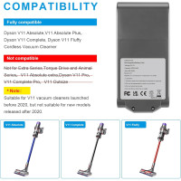 Змінний літій-іонний акумулятор Labtec V11 для Dyson V11 25,2 В 3900 мА·год (my-20113)