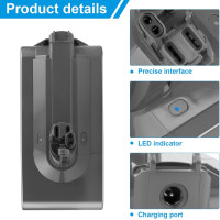 Змінний літій-іонний акумулятор Labtec V11 для Dyson V11 25,2 В 3900 мА·год (my-20113)