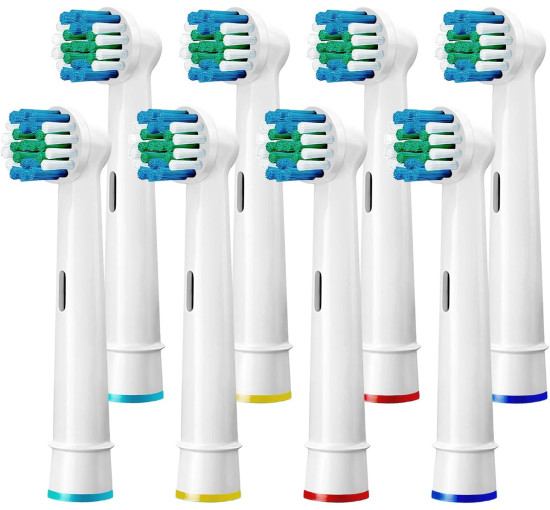 Совместимые насадки Yanaboo SB-17A-Y8 для зубной щетки Oral B, 8шт. белый (my-20130)