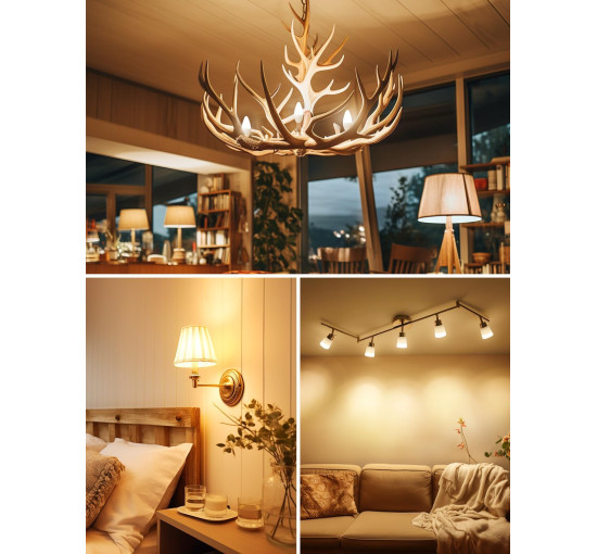 Світлодіодна лампа Lepro E14, 4,2 Вт, тепле біле світло 2700 К, упаковка з 6 шт. (my-20209)