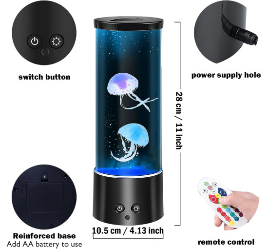 Светодиодная лавовая лампа Xocome O-15 «Медуза» (my-20074)