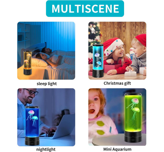 Светодиодная лавовая лампа Xocome O-15 «Медуза» (my-20074)