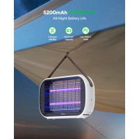 Светодиодная ловушка для уничтожения комаров Buzbug MA015C для улицы и помещений, аккумулятор 5200 мА·ч (my-20044)