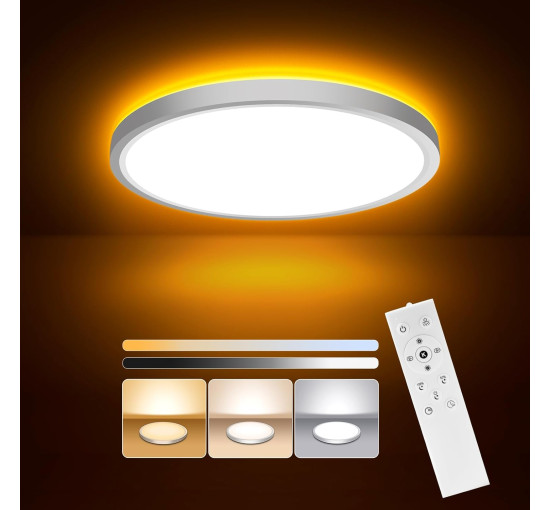 Светодиодный потолочный светильник ToyGlee с регулировкой яркости 18 Вт, белый (my-20098)