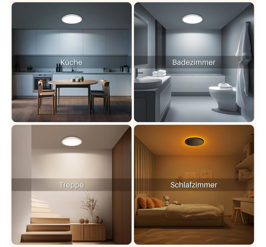 Светодиодный потолочный светильник ToyGlee с регулировкой яркости 18 Вт, белый (my-20098)