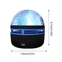 Світлодіодний проектор Starry Galaxy музичний нічник з мікрофоном та пультом, USB (my-20198)