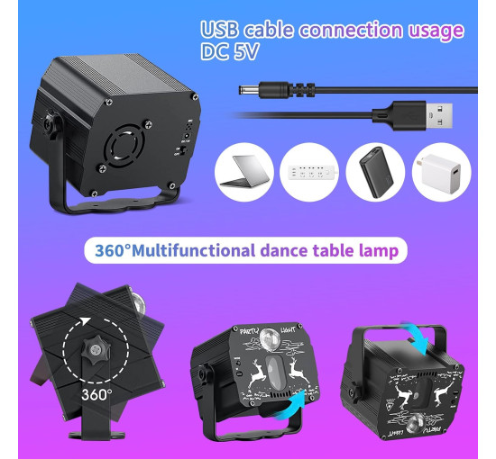 Світлодіодний сценічний проектор Sentasi DQ-R70 (my-20199)